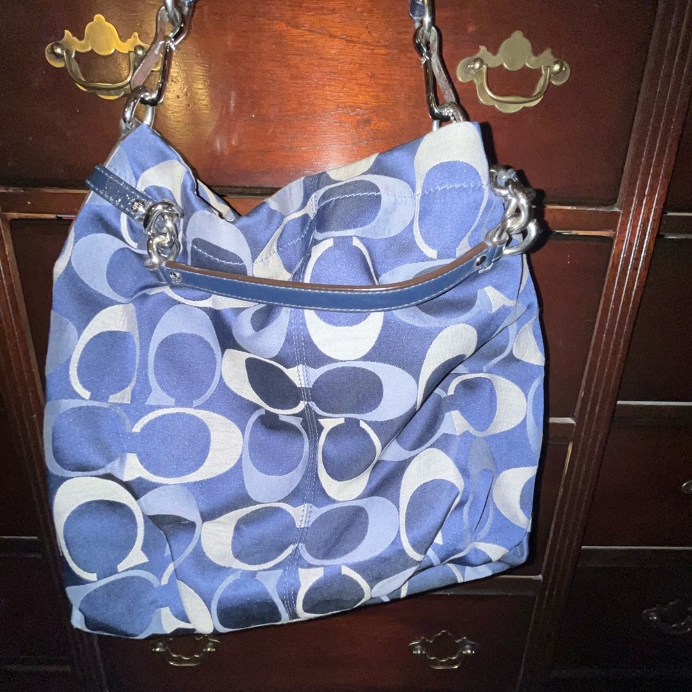 Coach Signature Print Purse